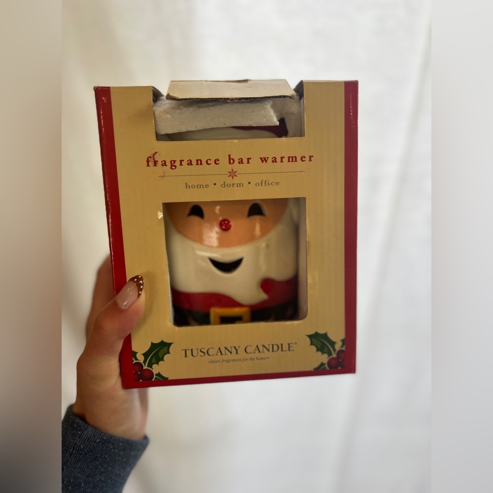 Tuscany Santa Candle Wax Warmer